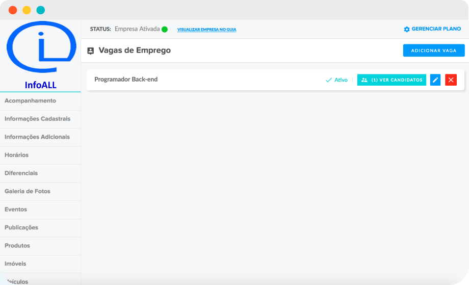 Vagas de emprego